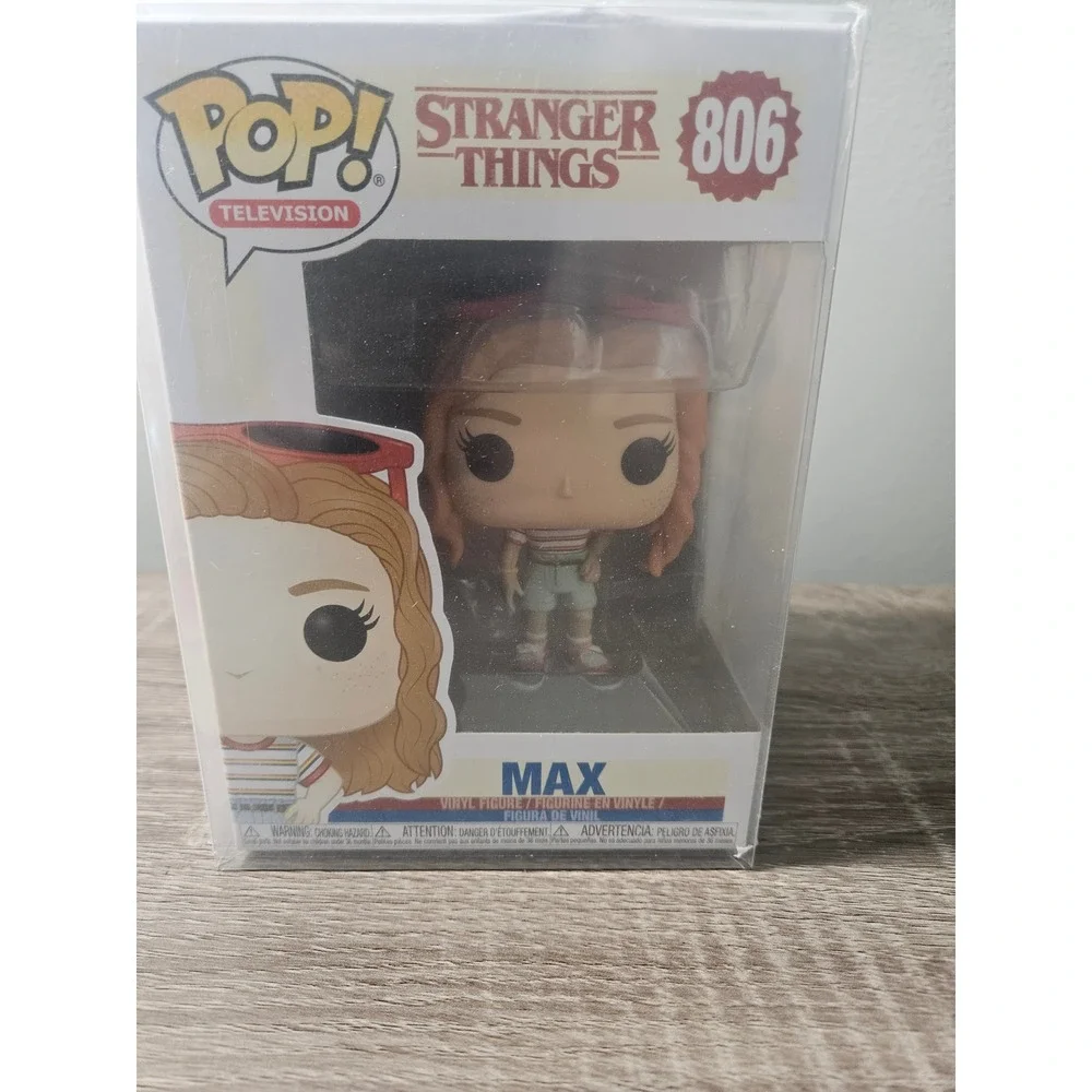 Funko Pop Stranger Things Max 806 Vinyl Figure with EcoTek Protector